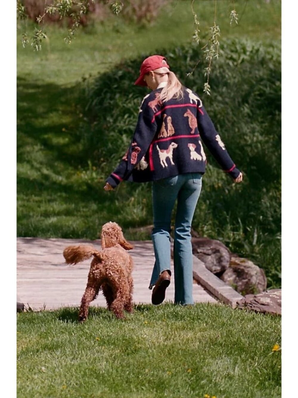 Anthropologie Maeve Dogs Tie-Front Cardigan Sweater - Picture 4 of 10